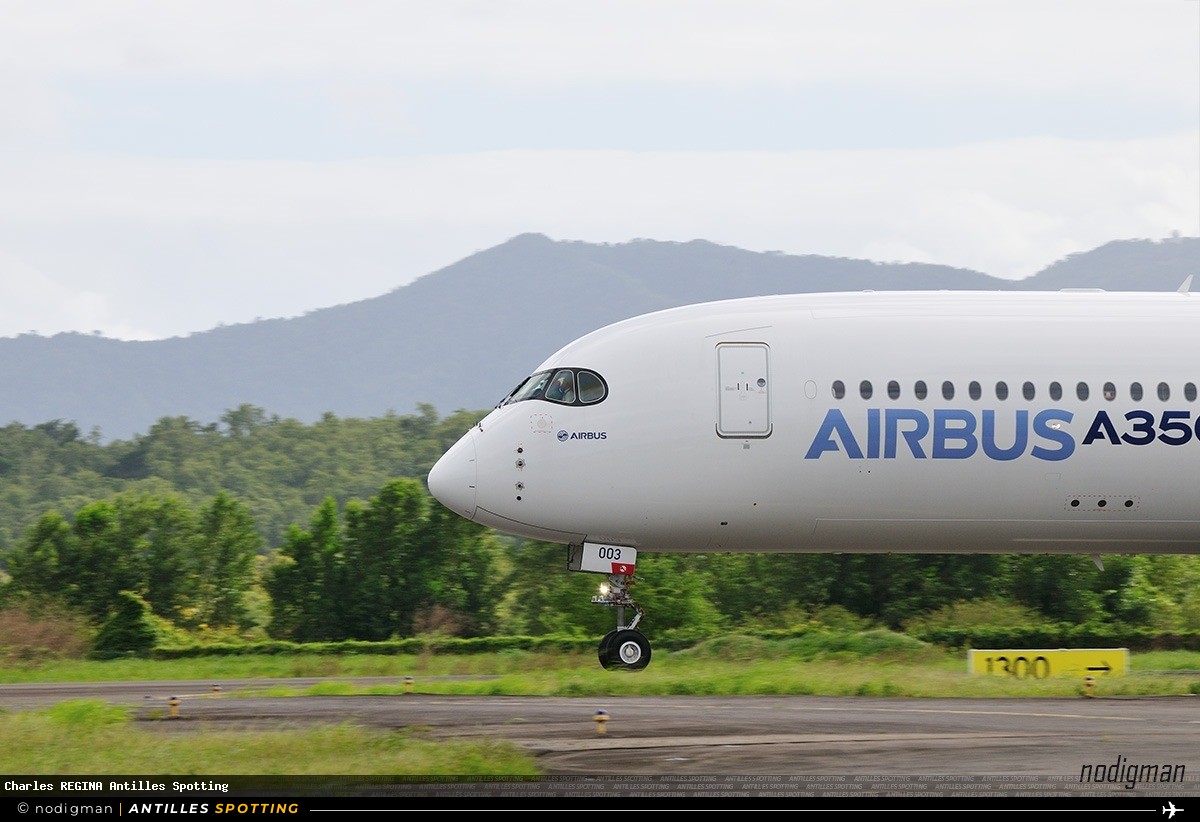 F-WZGG · Airbus A350-900, Airbus Industrie, Martinique – Aimé Césaire