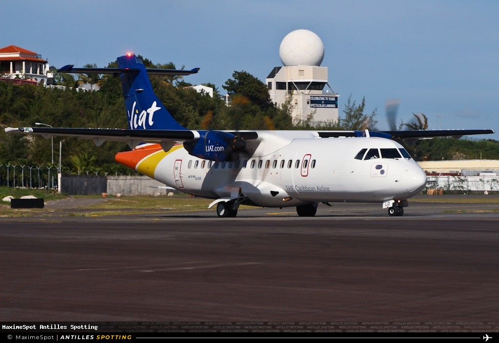 V2-LID · ATR 42-600, LIAT, Sint Maarten – Princess Juliana