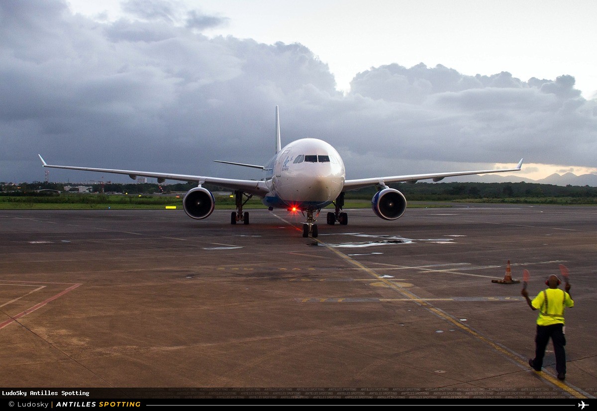 F-OONE · Airbus A330-300, Air Caraïbes, Pointe-à-Pitre – Maryse Condé