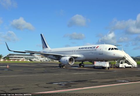 F-HEPF · Airbus A320, Martinique – Aimé Césaire