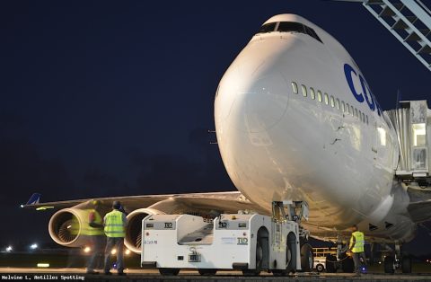 F-GTUI · Boeing 747-400, Pointe-à-Pitre – Maryse Condé