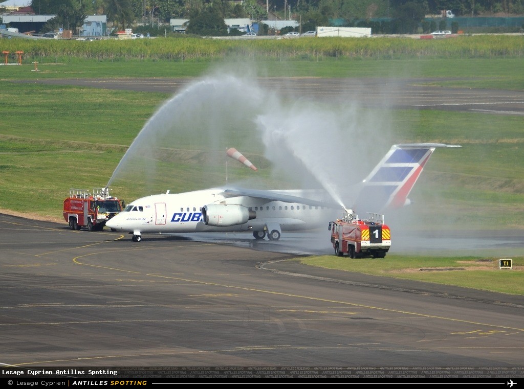 CU-T1712 · Antonov An-158, Cubana, Martinique – Aimé Césaire