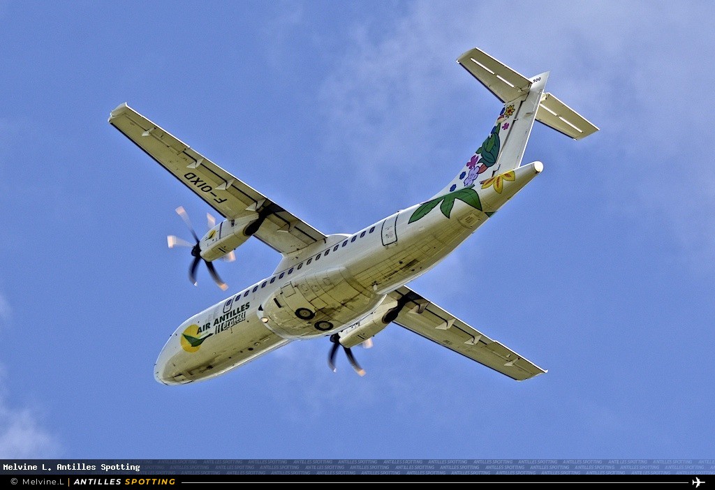 F-OIXD · ATR 42-500, Air Antilles Express, Pointe-à-Pitre – Maryse Condé