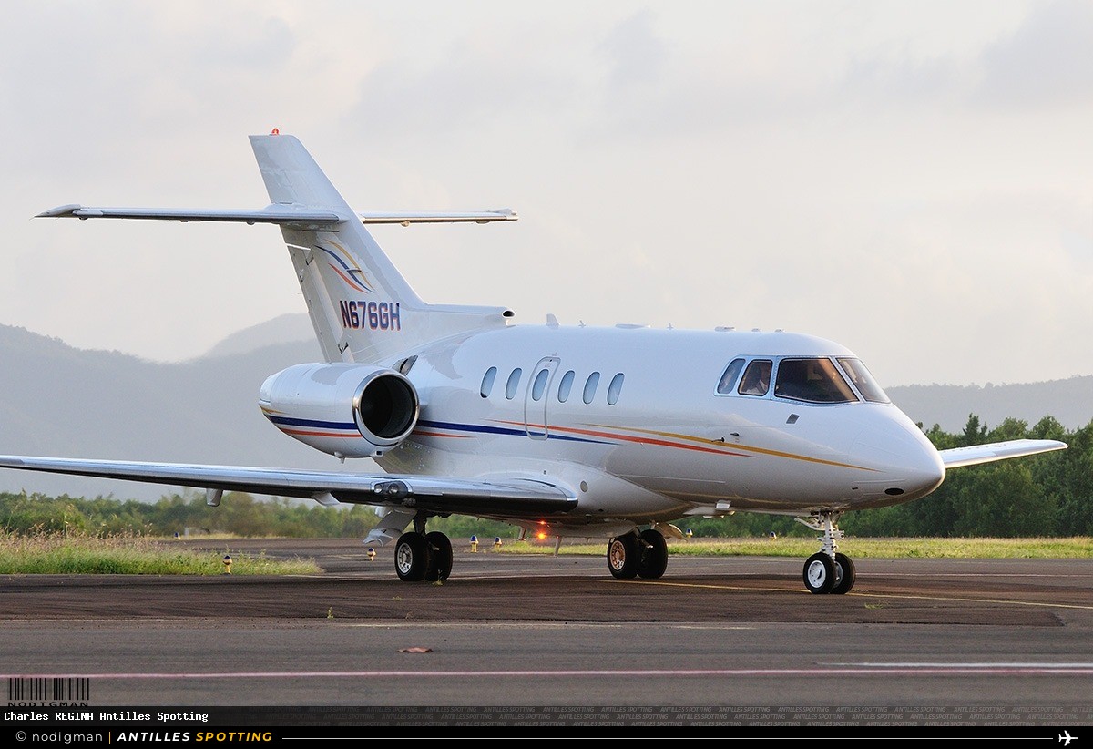 N676GH · Hawker 800 / 900XP, Avn Air Llc, Martinique – Aimé Césaire