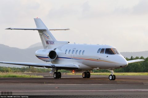 N676GH · Hawker 800 / 900XP, Martinique – Aimé Césaire