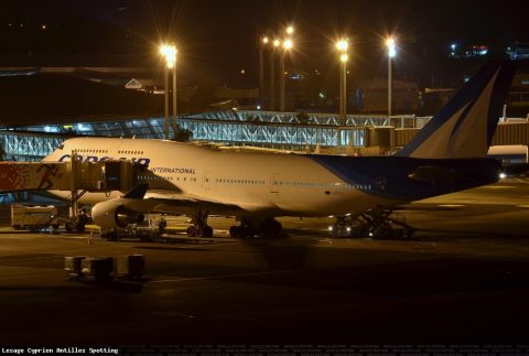 F-GTUI · Boeing 747-400, Martinique – Aimé Césaire