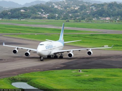 F-HSEA · Boeing 747-400, Martinique – Aimé Césaire