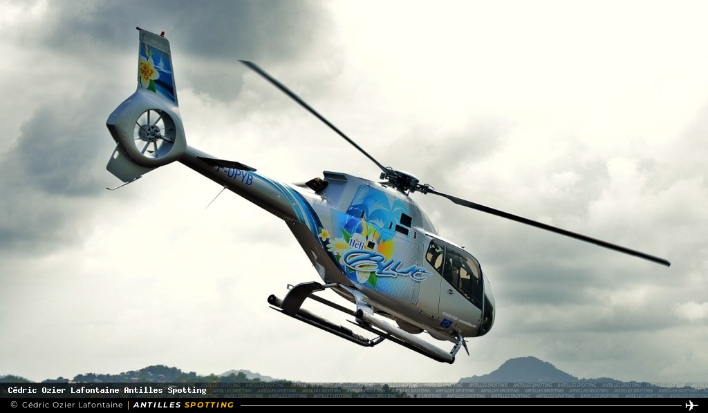 F-OPYB · Airbus Helicopters H120 / EC120 Colibri, Héli Blue, Martinique – Aimé Césaire