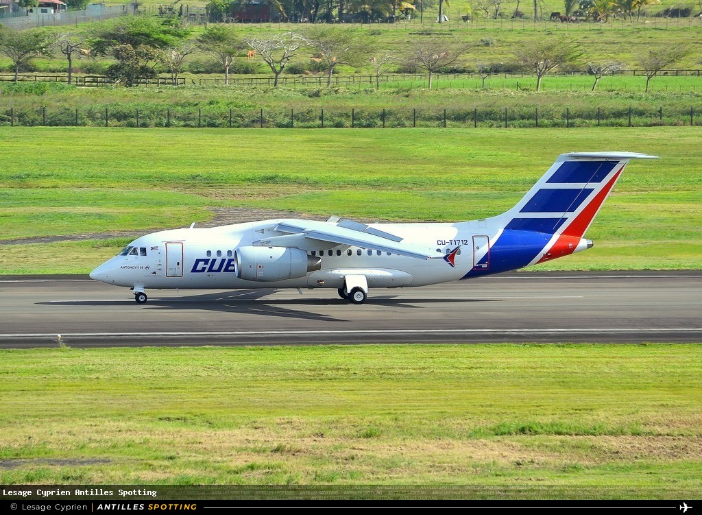 CU-T1712 · Antonov An-158, Cubana, Martinique – Aimé Césaire