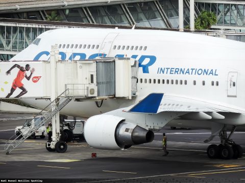 F-HSEA · Boeing 747-400, Martinique – Aimé Césaire