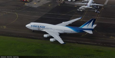 F-HSEA · Boeing 747-400, Martinique – Aimé Césaire