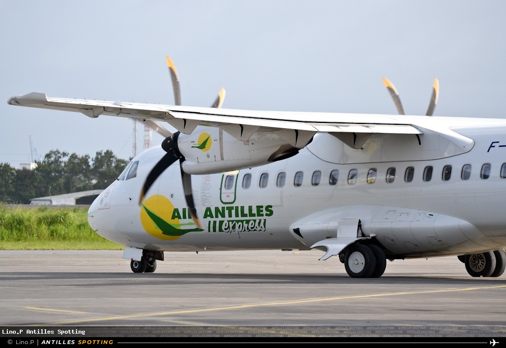 F-OIXH · ATR 42-500, Air Antilles Express, Pointe-à-Pitre – Maryse Condé