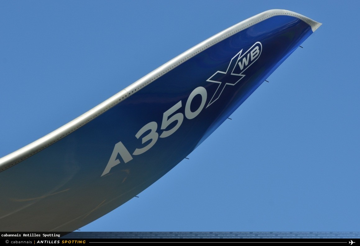 F-WZGG · Airbus A350-900, Airbus Industrie, Martinique – Aimé Césaire