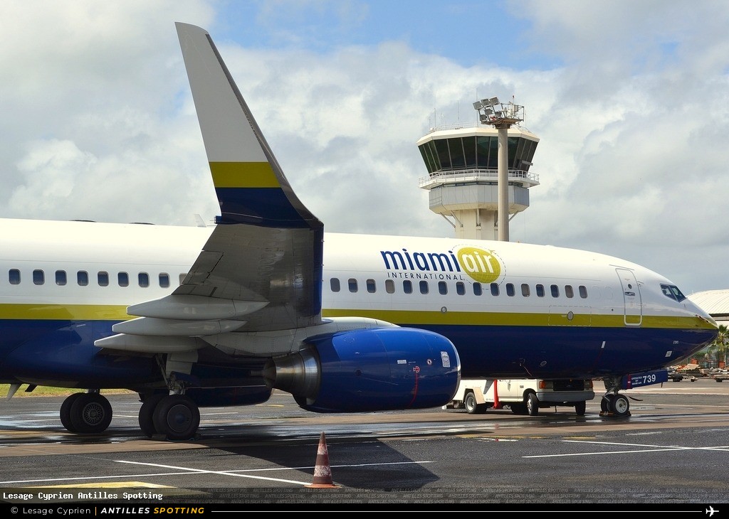 N739MA · Boeing 737-800, Miami Air, Martinique – Aimé Césaire