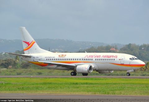 PZ-TCN · Boeing 737-300, Martinique – Aimé Césaire
