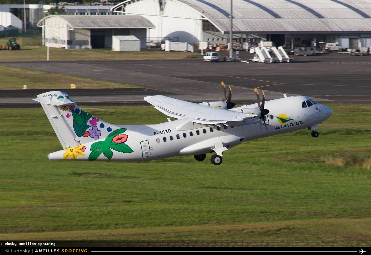 F-OIXO · ATR 42-600, Air Antilles Express, Pointe-à-Pitre – Maryse Condé