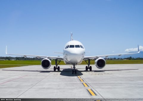 F-HEPF · Airbus A320, Pointe-à-Pitre – Maryse Condé