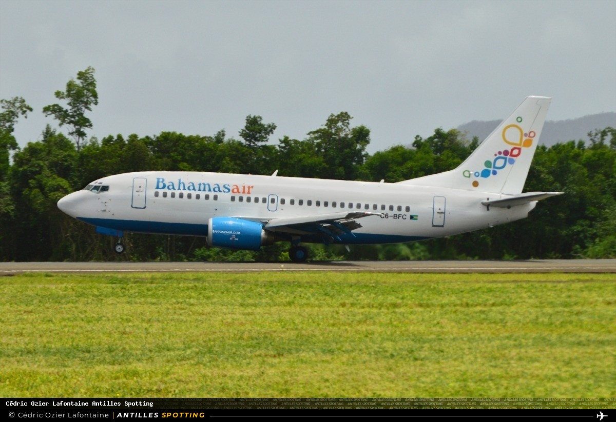 C6-BFC · Boeing 737-500, Bahamasair, Martinique – Aimé Césaire