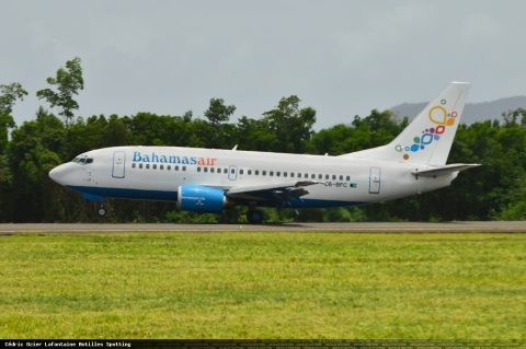 C6-BFC · Boeing 737-500, Martinique – Aimé Césaire