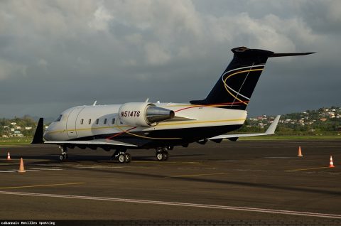 N514TS · Bombardier Challenger 604 / 605 / 650, Martinique – Aimé Césaire