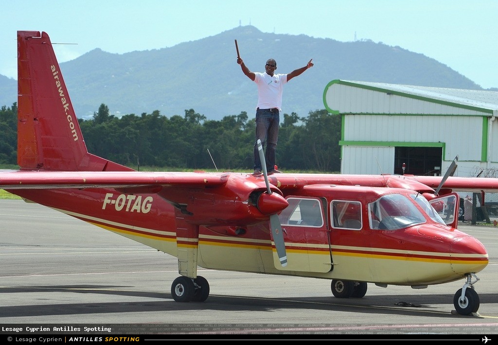 F-OTAG · Britten-Norman BN-2 Islander, Airawak, Martinique – Aimé Césaire