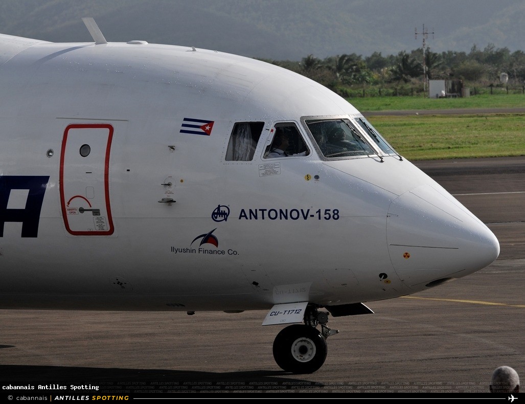 CU-T1712 · Antonov An-158, Cubana, Martinique – Aimé Césaire