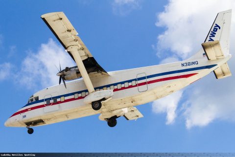 N381MQ · Short 360, Sint Maarten – Princess Juliana