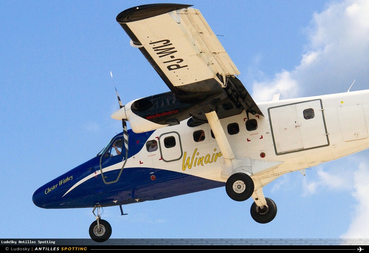PJ-WIJ · De Havilland Canada DHC-6 Twin Otter, Winair, Sint Maarten – Princess Juliana