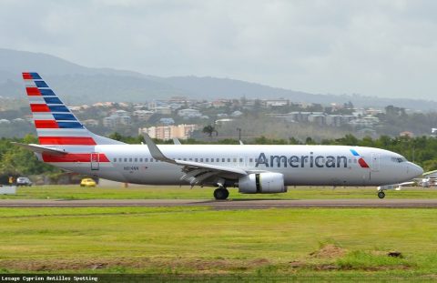 N814NN · Boeing 737-800, Martinique – Aimé Césaire
