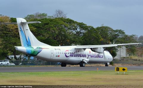 9Y-TTE · ATR 72-600, Castries – George F. L. Charles