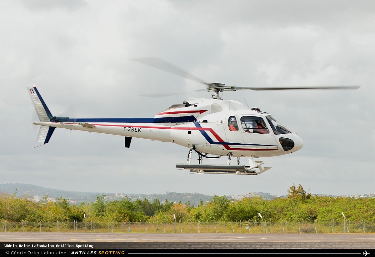 F-ZBEK · Airbus Helicopters AS355 Écureuil 2, Douanes Françaises, Martinique – Aimé Césaire