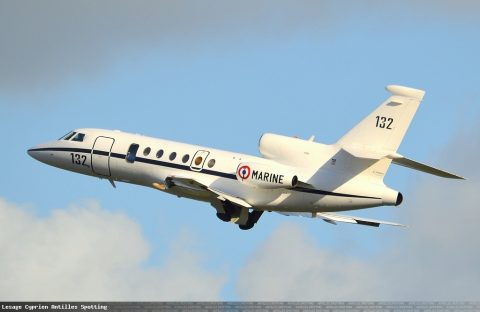 132 · Dassault Falcon 50, Martinique – Aimé Césaire