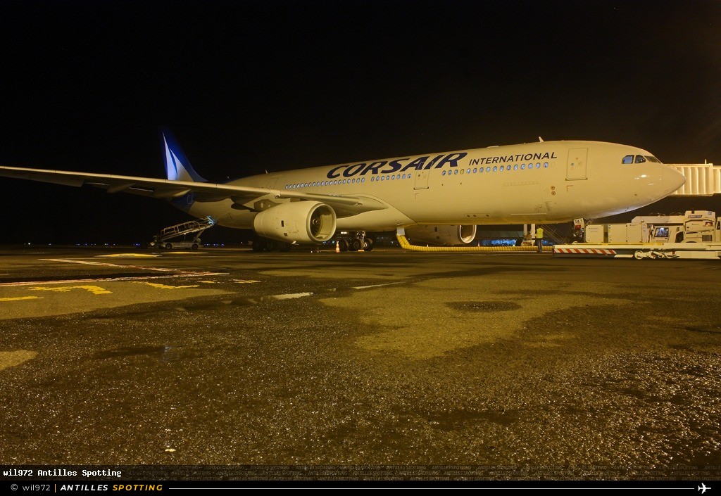F-HSKY · Airbus A330-300, Corsair International, Martinique – Aimé Césaire