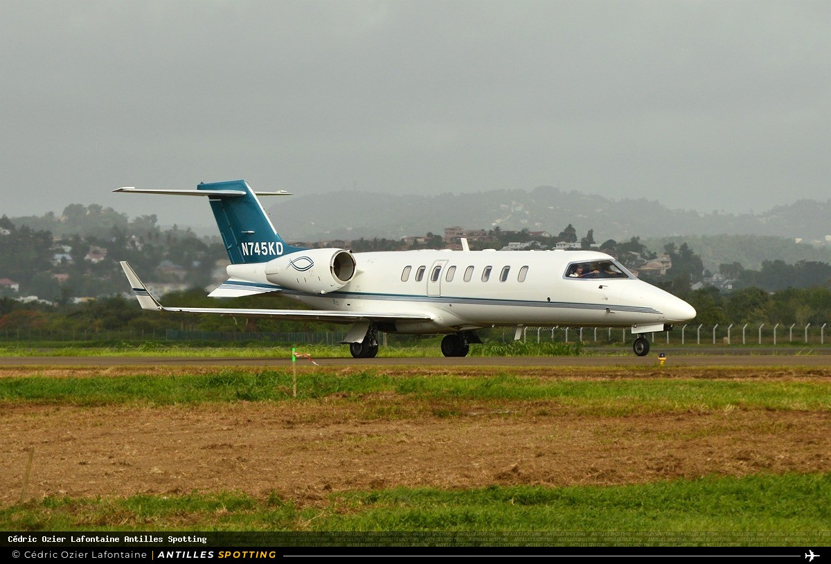 N745KD · Bombardier Learjet 45, Privé, Martinique – Aimé Césaire