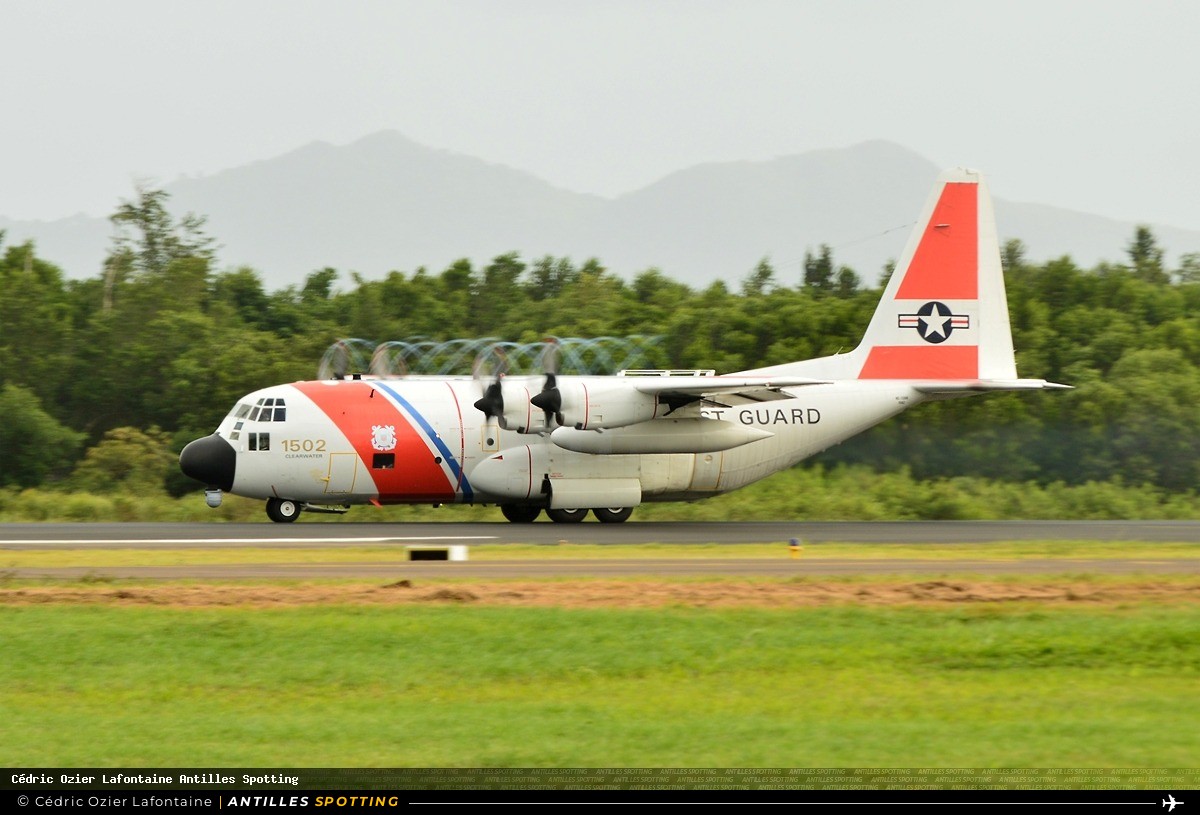 1502 · Lockheed C-130 Hercules, US Coast Guard, Martinique – Aimé Césaire