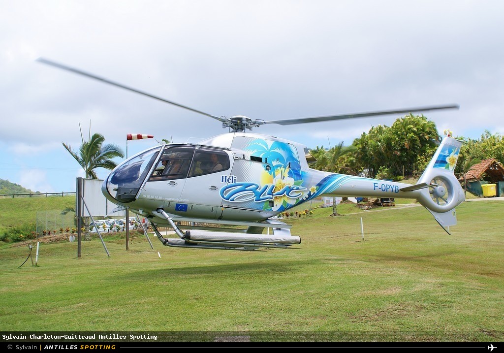 F-OPYB · Airbus Helicopters H120 / EC120 Colibri, Héli Blue, Martinique – Aimé Césaire