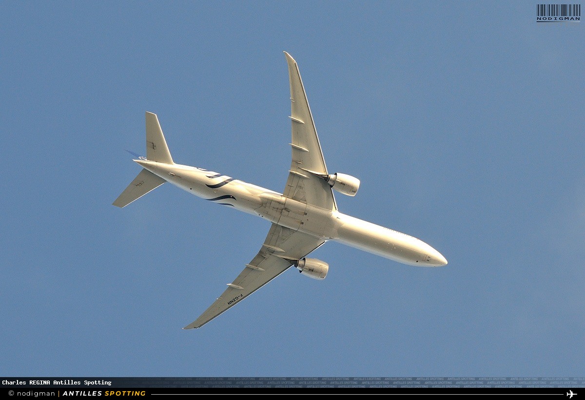 F-GZNN · Boeing 777-300ER, Air France, Martinique – Aimé Césaire