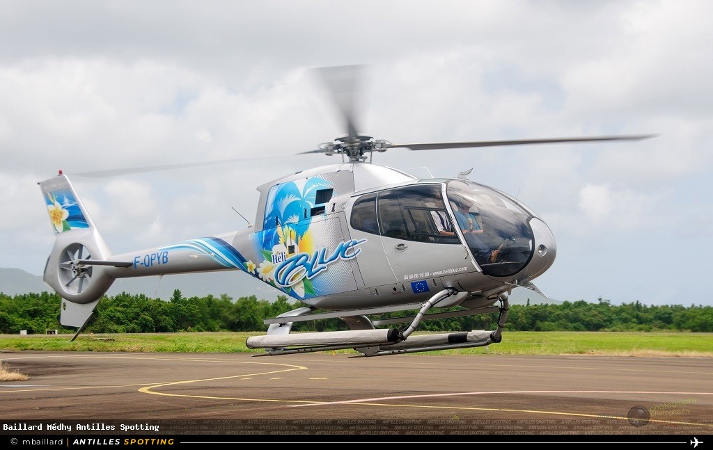 F-OPYB · Airbus Helicopters H120 / EC120 Colibri, Héli Blue, Martinique – Aimé Césaire