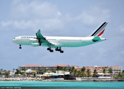 F-GLZK · Airbus A340-300, Sint Maarten – Princess Juliana