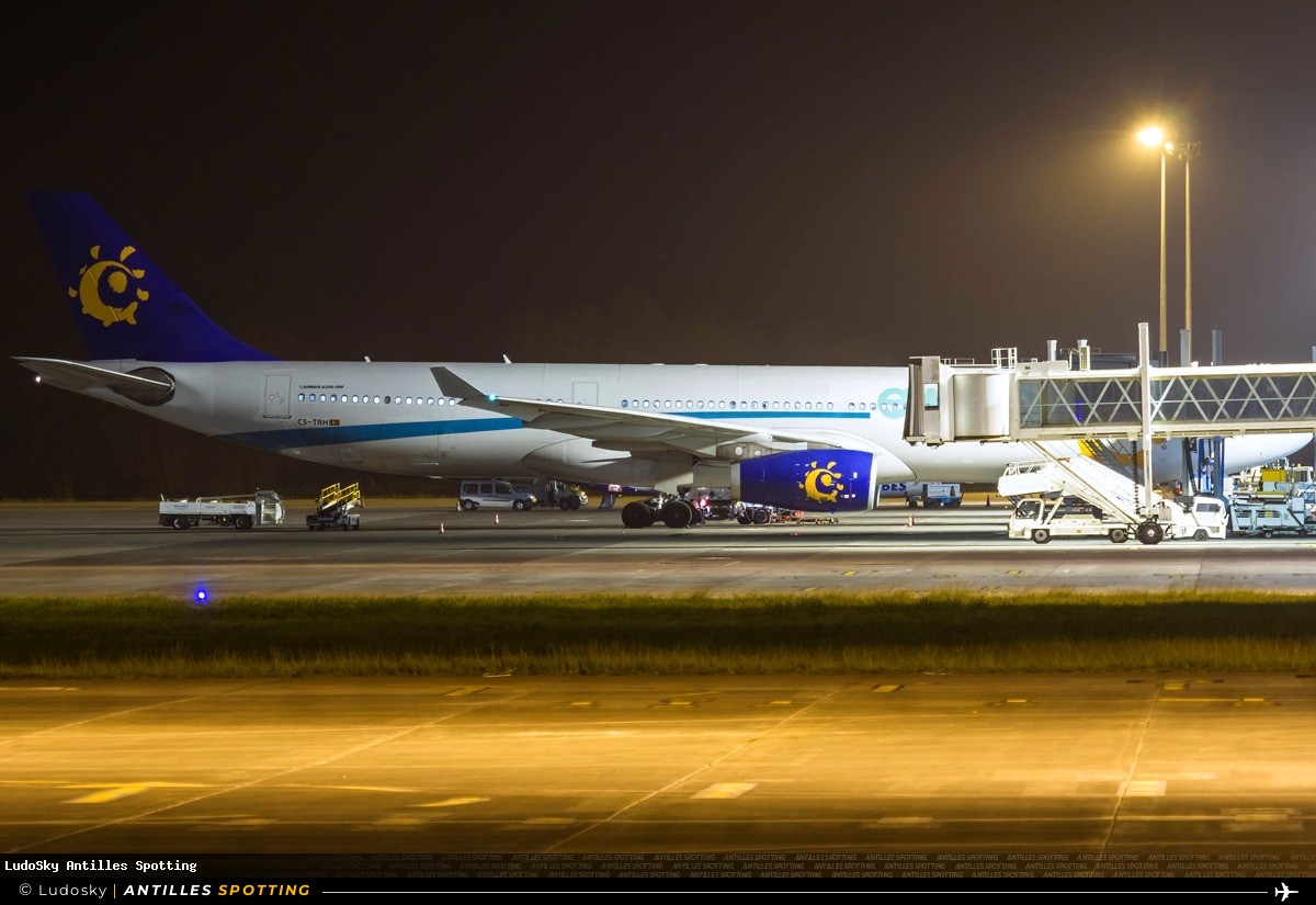 CS-TRH · Airbus A330-300, Evelop, Pointe-à-Pitre – Maryse Condé