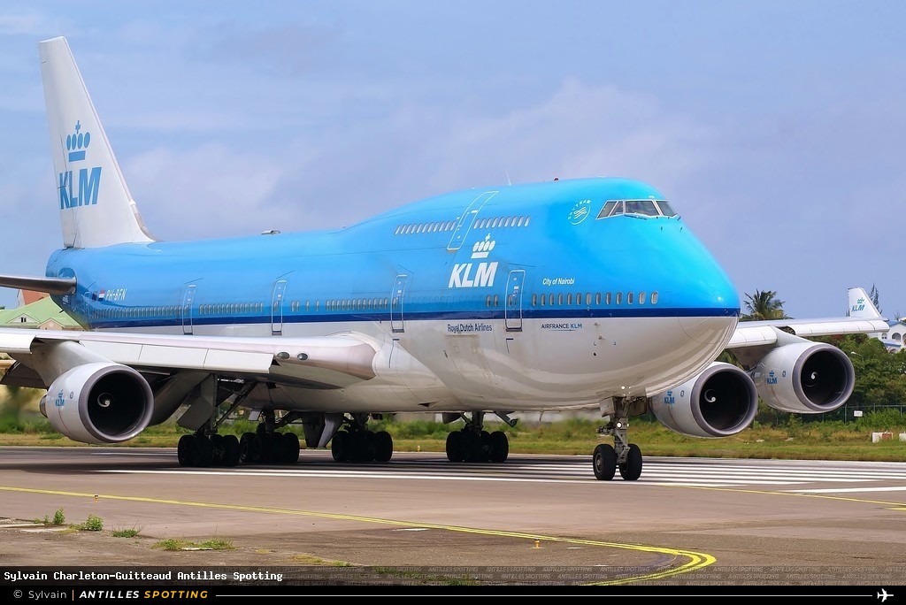 PH-BFN · Boeing 747-400, KLM, Sint Maarten – Princess Juliana