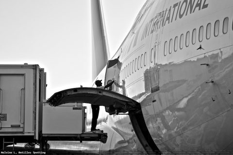 F-GTUI · Boeing 747-400, Pointe-à-Pitre – Maryse Condé
