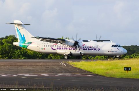 9Y-TTE · ATR 72-600, Pointe-à-Pitre – Maryse Condé