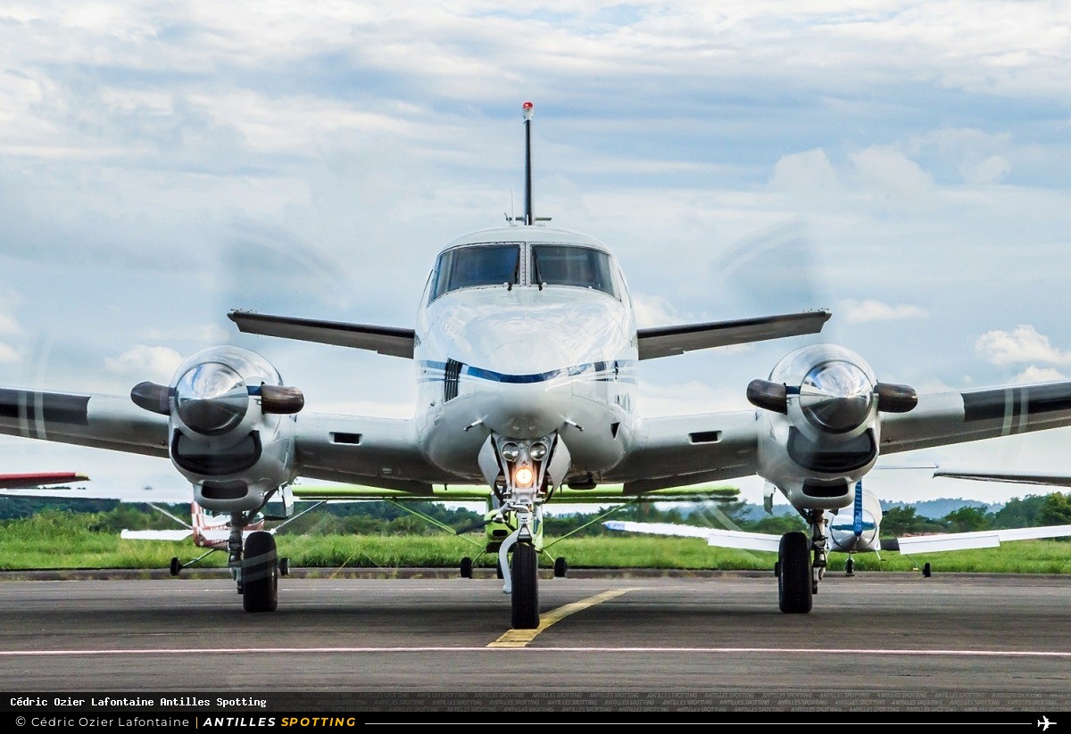 N326MC · Beechcraft King Air 90, Privé, Martinique – Aimé Césaire