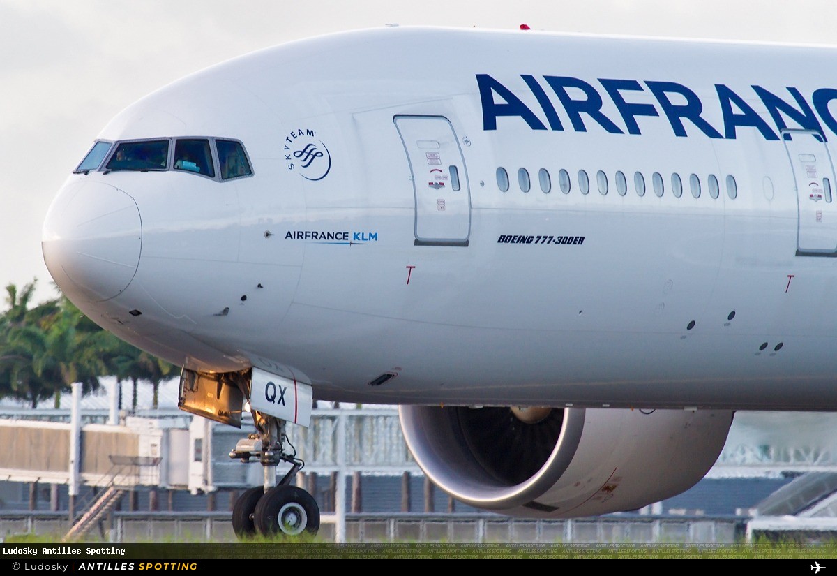F-GSQX · Boeing 777-300ER, Air France, Pointe-à-Pitre – Maryse Condé