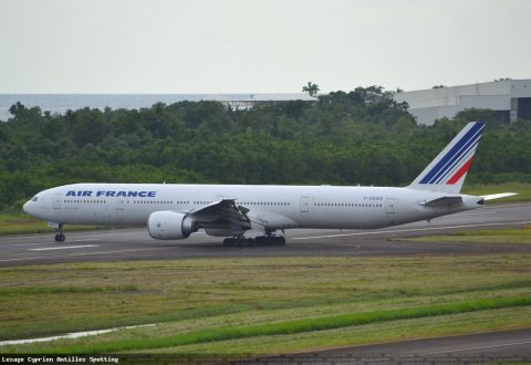F-GSQO · Boeing 777-300ER, Martinique – Aimé Césaire