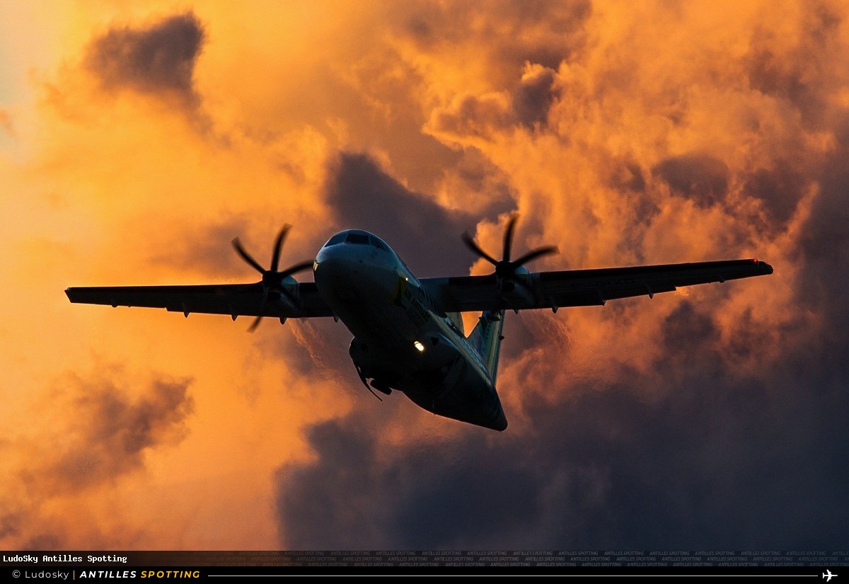 F-OIXD · ATR 42-500, Air Antilles Express, Pointe-à-Pitre – Maryse Condé
