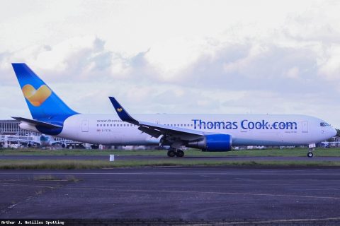 G-TCCB · Boeing 767-300, Pointe-à-Pitre – Maryse Condé