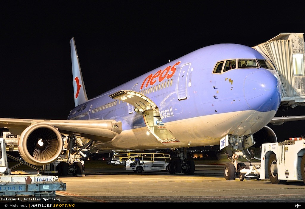 I-NDOF · Boeing 767-300, Neos, Pointe-à-Pitre – Maryse Condé