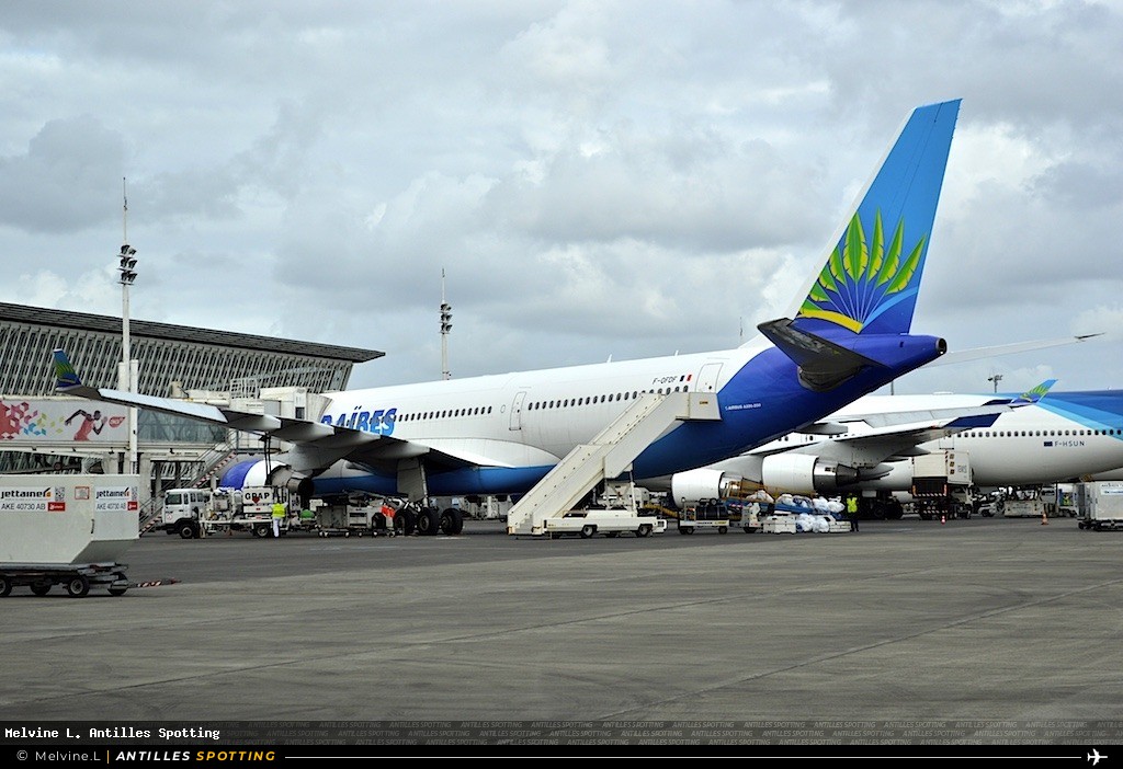 F-OFDF · Airbus A330-200, Air Caraïbes, Pointe-à-Pitre – Maryse Condé